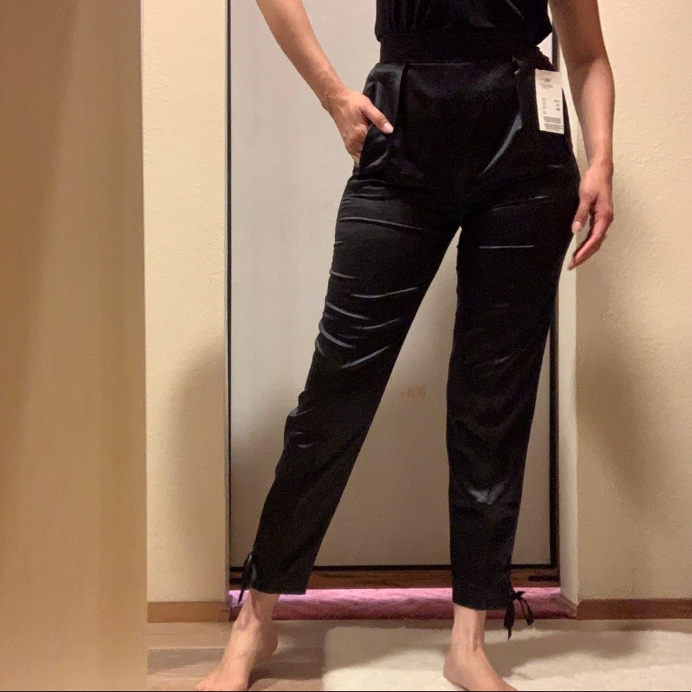 Escada Vintage silky hose pants black size 36 - Picture 2 of 9